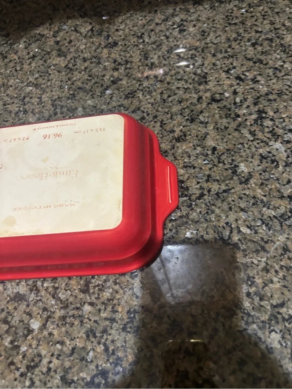 Emile Henry burgundy  stoneware Bake Dish